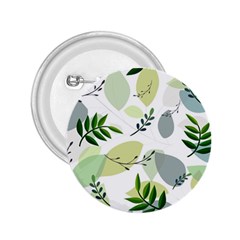 Leaves Foliage Pattern Abstract 2 25  Buttons by Amaryn4rt