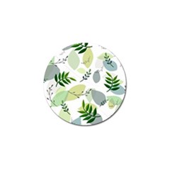 Leaves Foliage Pattern Abstract Golf Ball Marker (10 Pack) by Amaryn4rt