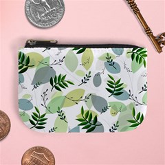 Leaves Foliage Pattern Abstract Mini Coin Purse by Amaryn4rt