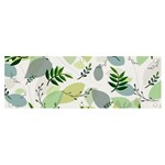 Leaves Foliage Pattern Abstract Banner and Sign 6  x 2  Front