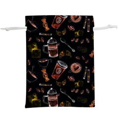 Coffee Watercolor Background  Lightweight Drawstring Pouch (xl) by Amaryn4rt