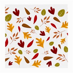 Leaves Fall Autum Colors Season Medium Glasses Cloth by Amaryn4rt