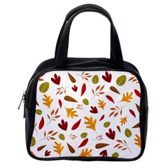 Leaves Fall Autum Colors Season Classic Handbag (one Side) by Amaryn4rt