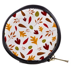 Leaves Fall Autum Colors Season Mini Makeup Bag by Amaryn4rt