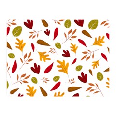 Leaves Fall Autum Colors Season Double Sided Flano Blanket (mini)  by Amaryn4rt