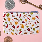 Leaves Fall Autum Colors Season Large Coin Purse Back