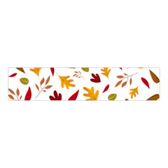 Leaves Fall Autum Colors Season Velvet Scrunchie by Amaryn4rt