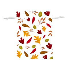 Leaves Fall Autum Colors Season Lightweight Drawstring Pouch (l) by Amaryn4rt