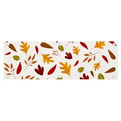 Leaves Fall Autum Colors Season Banner And Sign 6  X 2  by Amaryn4rt