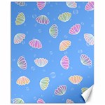 Seashell Clam Pattern Art Design Canvas 16  x 20  15.75 x19.29  Canvas - 1