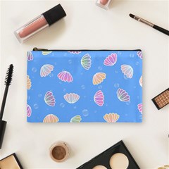 Seashell Clam Pattern Art Design Cosmetic Bag (medium) by Amaryn4rt