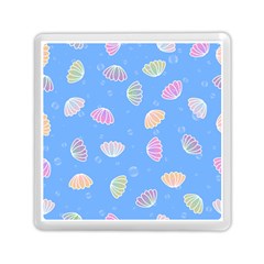 Seashell Clam Pattern Art Design Memory Card Reader (square) by Amaryn4rt