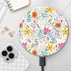 Flowers Nature Wallpaper Background Wireless Charger by Amaryn4rt