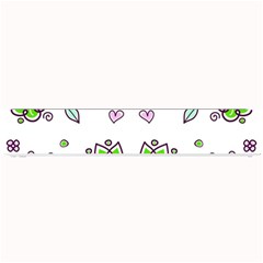 Floral Art Design Pattern Drawing Small Bar Mats