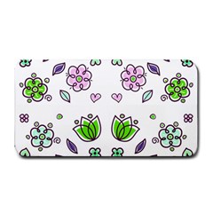 Floral Art Design Pattern Drawing Medium Bar Mats