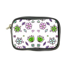 Floral Art Design Pattern Drawing Coin Purse