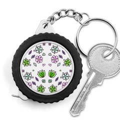 Floral Art Design Pattern Drawing Measuring Tape