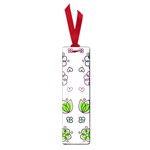 Floral Art Design Pattern Drawing Small Book Marks Front