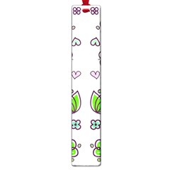 Floral Art Design Pattern Drawing Large Book Marks