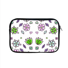 Floral Art Design Pattern Drawing Apple MacBook Pro 15  Zipper Case