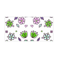 Floral Art Design Pattern Drawing Yoga Headband by Amaryn4rt