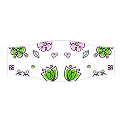 Floral Art Design Pattern Drawing Stretchable Headband by Amaryn4rt