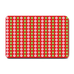 Festive Pattern Christmas Holiday Small Doormat  by Amaryn4rt