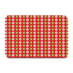 Festive Pattern Christmas Holiday Plate Mats by Amaryn4rt