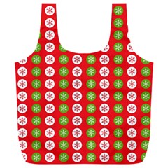 Festive Pattern Christmas Holiday Full Print Recycle Bag (xxxl) by Amaryn4rt