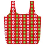 Festive Pattern Christmas Holiday Full Print Recycle Bag (XXXL) Back