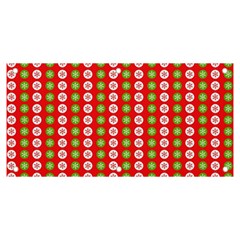 Festive Pattern Christmas Holiday Banner And Sign 6  X 3  by Amaryn4rt