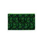 Leaves Snowflake Pattern Holiday Cosmetic Bag (XS) Front