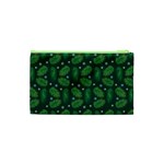 Leaves Snowflake Pattern Holiday Cosmetic Bag (XS) Back