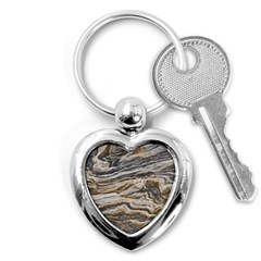 Texture Marble Abstract Pattern Key Chain (heart) by Amaryn4rt