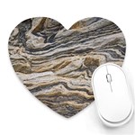 Texture Marble Abstract Pattern Heart Mousepads Front