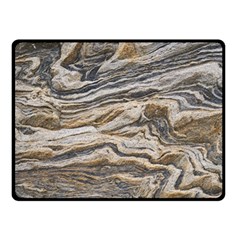 Texture Marble Abstract Pattern Double Sided Fleece Blanket (small)  by Amaryn4rt