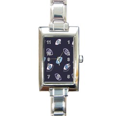 Eyes Evil Eye Blue Pattern Rectangle Italian Charm Watch