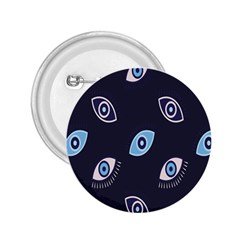 Eyes Evil Eye Blue Pattern 2.25  Buttons