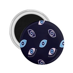 Eyes Evil Eye Blue Pattern 2.25  Magnets