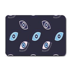 Eyes Evil Eye Blue Pattern Small Doormat 