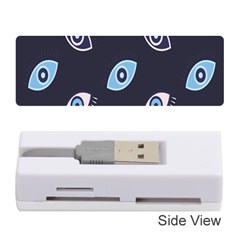 Eyes Evil Eye Blue Pattern Memory Card Reader (Stick)