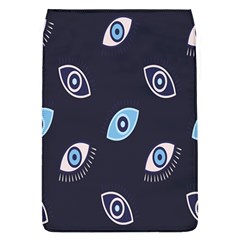 Eyes Evil Eye Blue Pattern Removable Flap Cover (L)