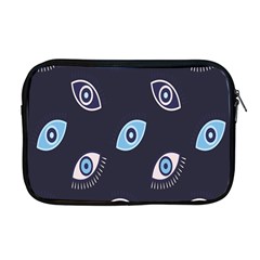 Eyes Evil Eye Blue Pattern Apple MacBook Pro 17  Zipper Case