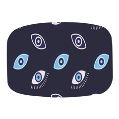 Eyes Evil Eye Blue Pattern Mini Square Pill Box