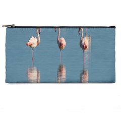 Flamingo Birds Plumage Sea Water Animal Exotic Pencil Case by artworkshop