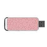 Flora Flowers Pattern Portable USB Flash (Two Sides) Front