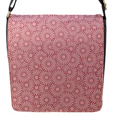 Flora Flowers Pattern Flap Closure Messenger Bag (s) by artworkshop