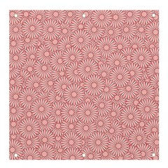 Flora Flowers Pattern Banner And Sign 4  X 4  by artworkshop