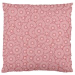 Flora Flowers Pattern Design Pink Spring Nature Standard Flano Cushion Case (One Side) Front