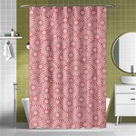 Flora Flowers Pattern Design Pink Spring Nature Shower Curtain 48  x 72  (Small)  Curtain(48  X 72 ) - 42.18 x64.8  Curtain(48  X 72 )